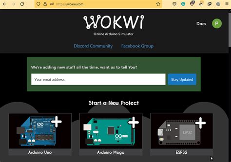 Wokwi Arduino Simulator .
